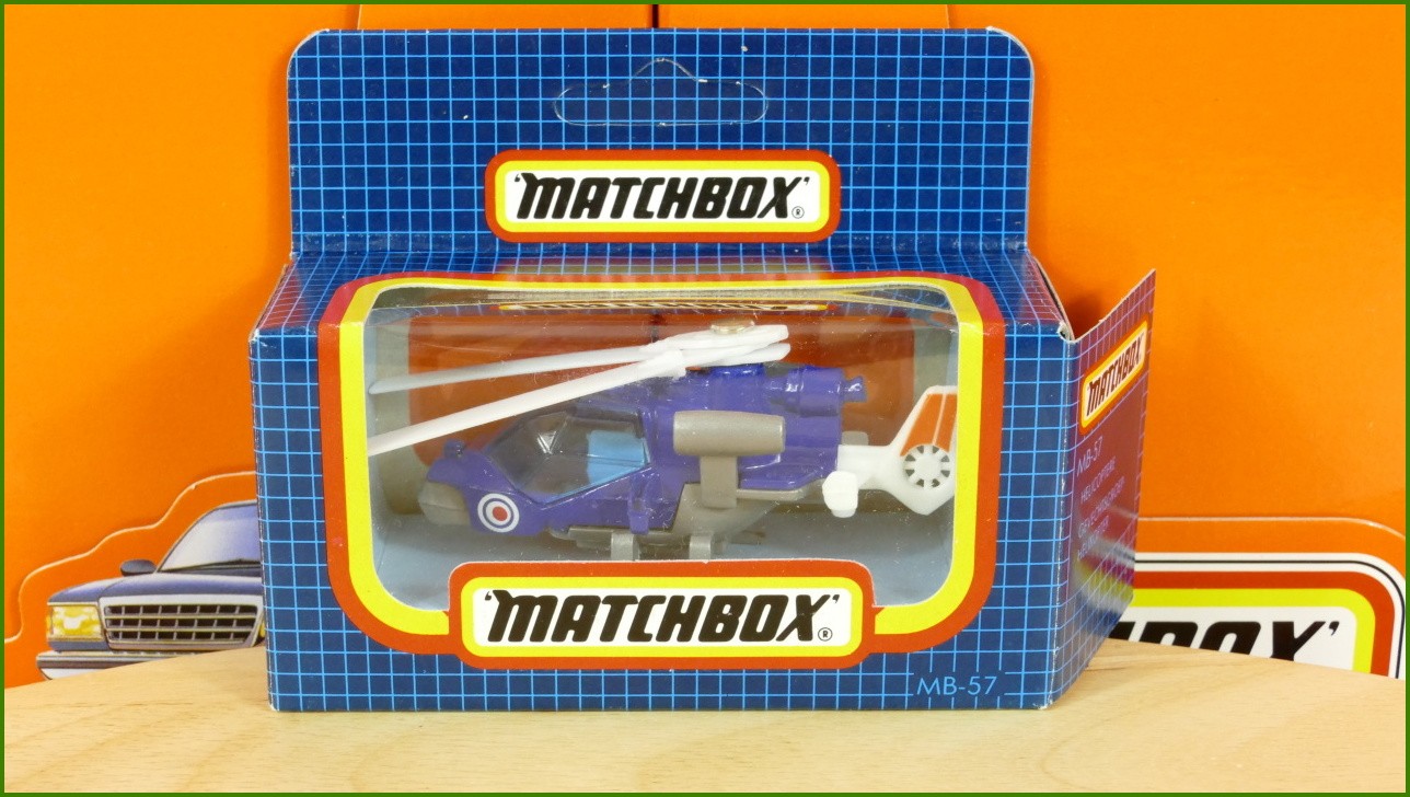 Autíčko Angličák Matchbox MB-57 - Mission Helicopter