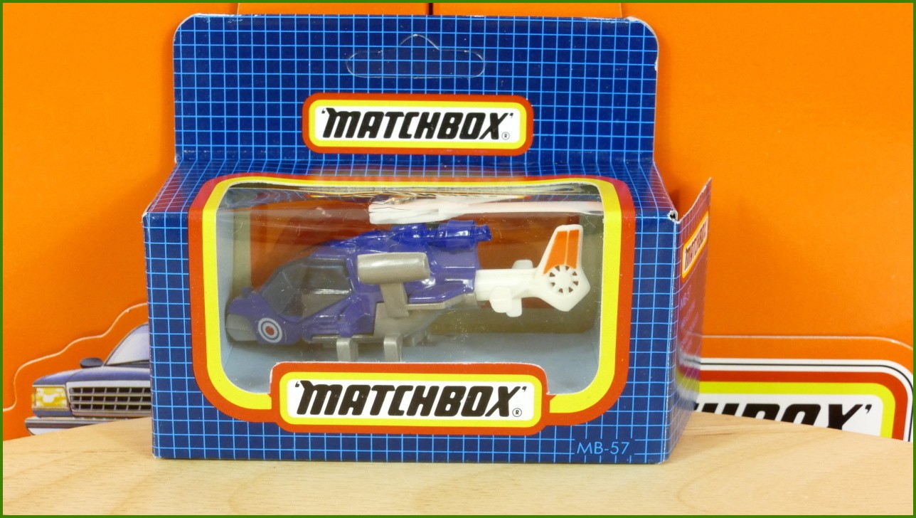 Autíčko Angličák Matchbox MB-57 - Mission Helicopter