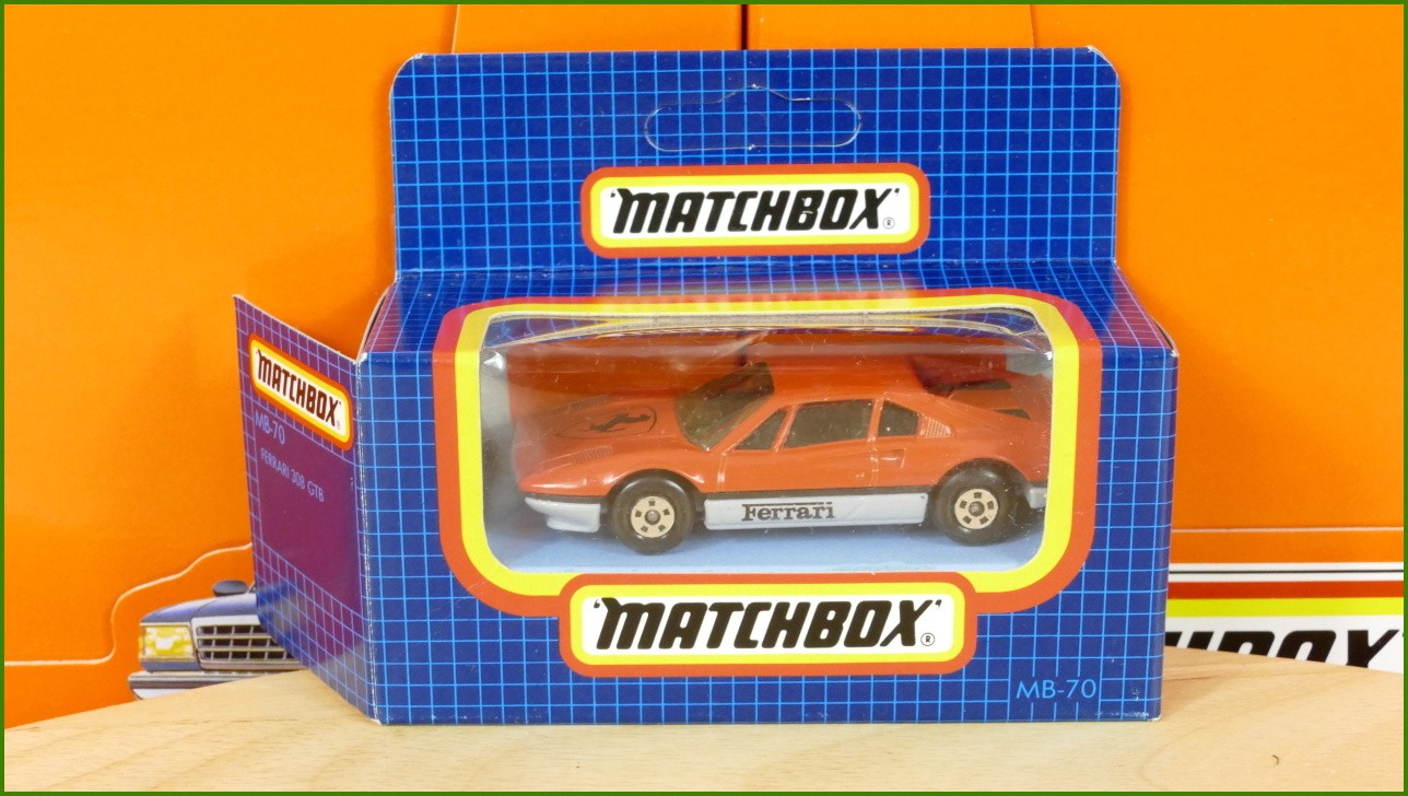 Anglilčák Matchbox Autíčko (Made in Macau) MB-70 - Ferrari 308 GTB