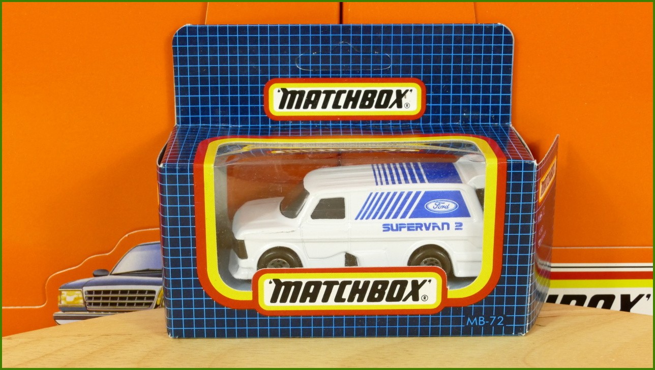 Anglilčák Matchbox Autíčko MB-72 - Ford Supervan