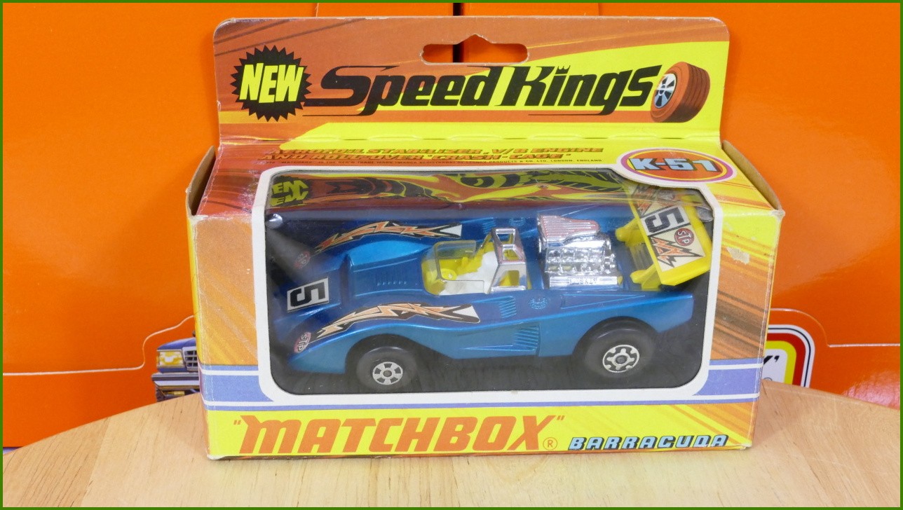Anglilčák Matchbox Autíčko K-51 - Speed Kings - Barracuda