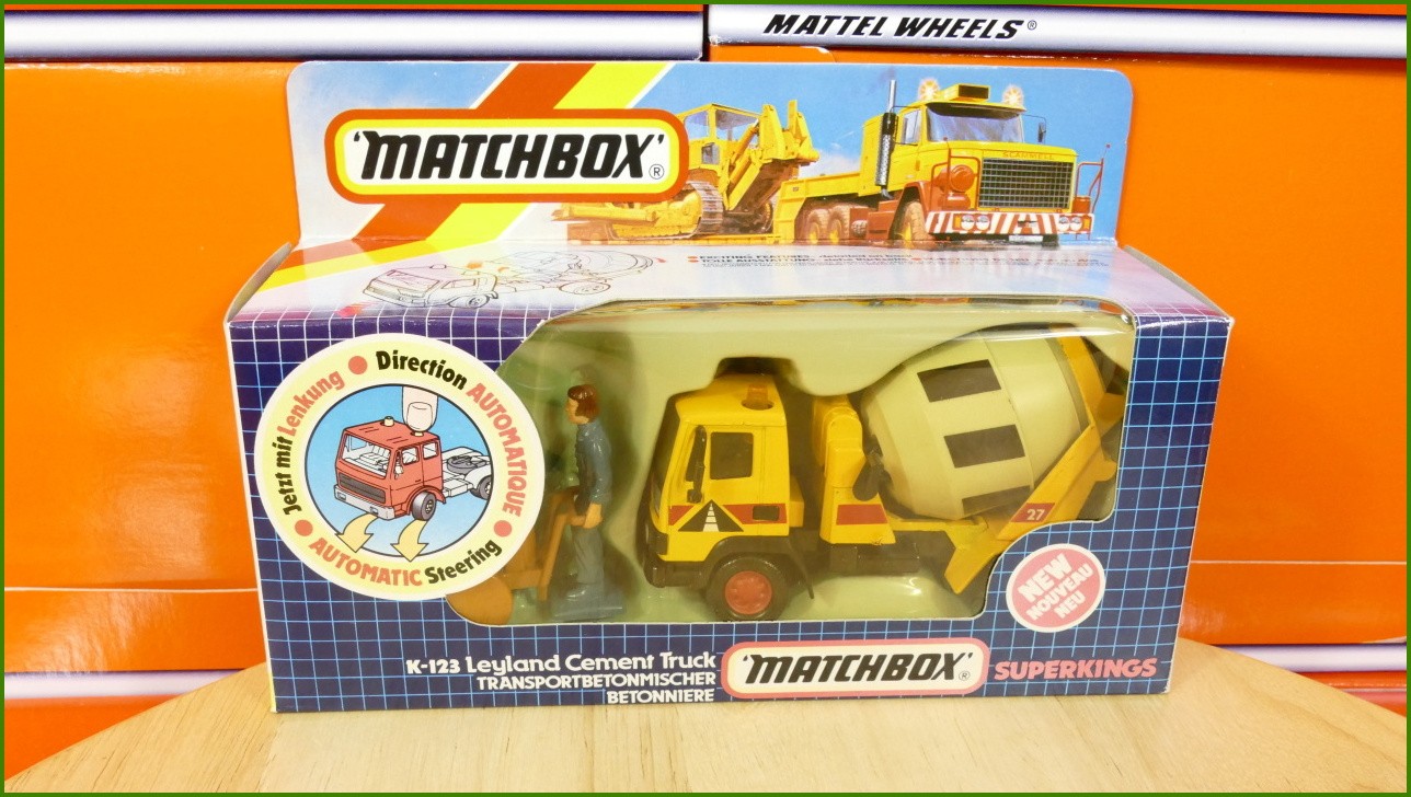 Anglilčák Matchbox Autíčko K-123 - Superkings - Leyland Cement Truck