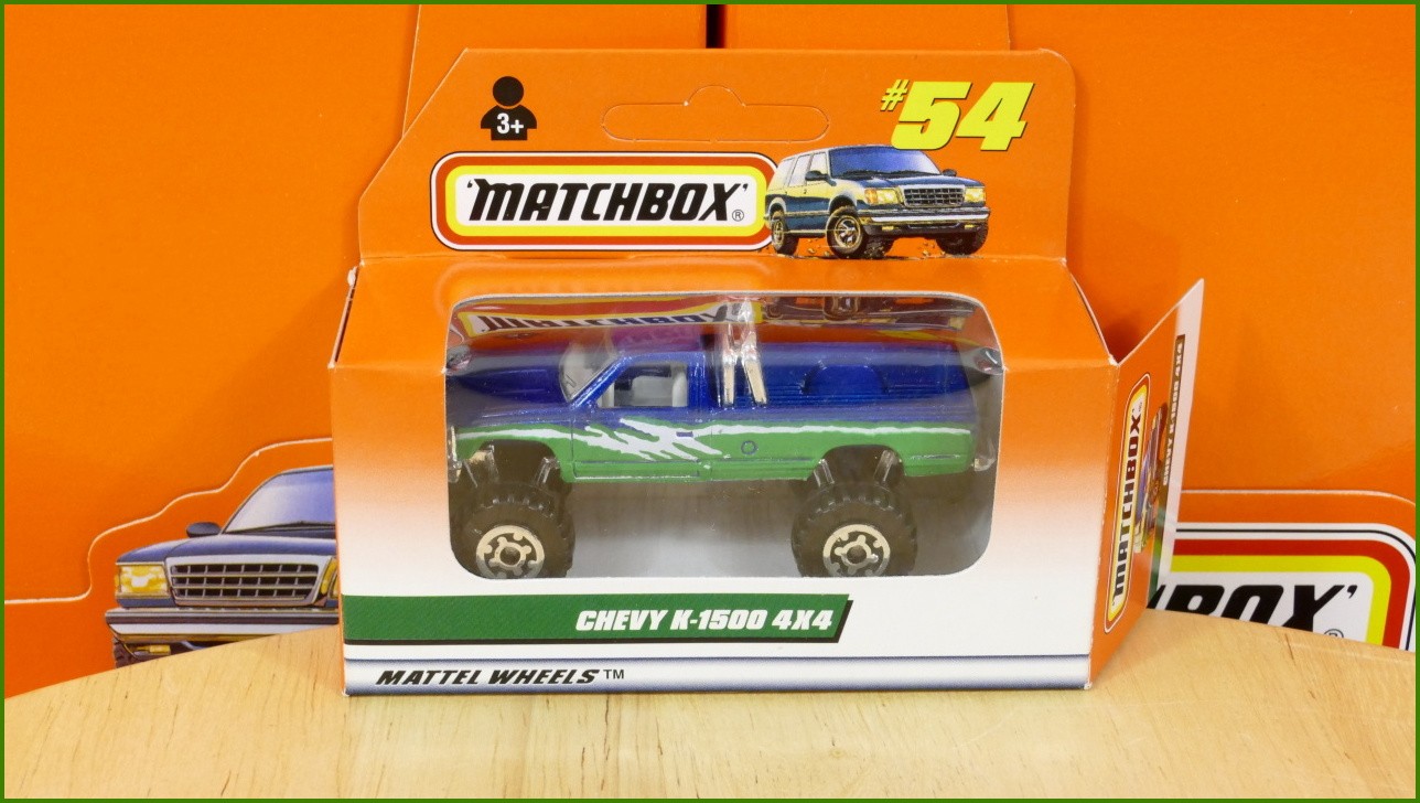 Matchbox Model Autíčka No.54 - Chevy K-1500 4x4