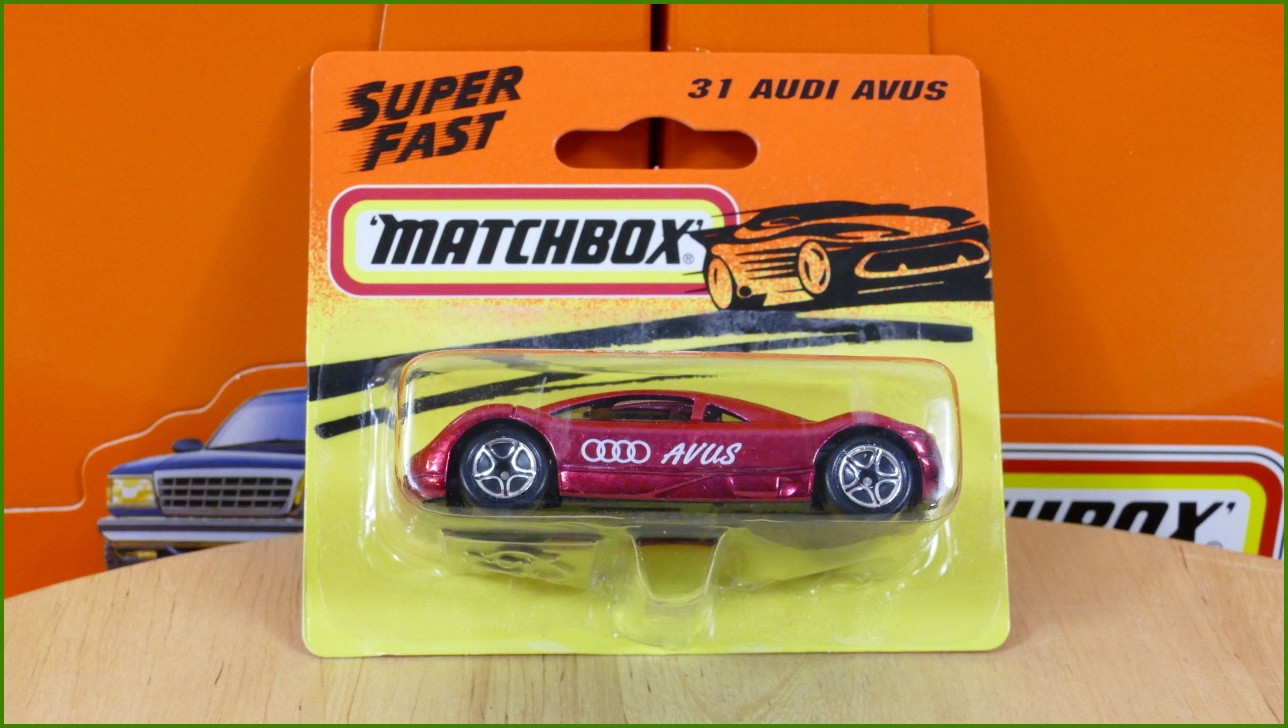 Matchbox Model Autíčka (Made in Thailand) No.31 - Audi Avus (neotevřeno)