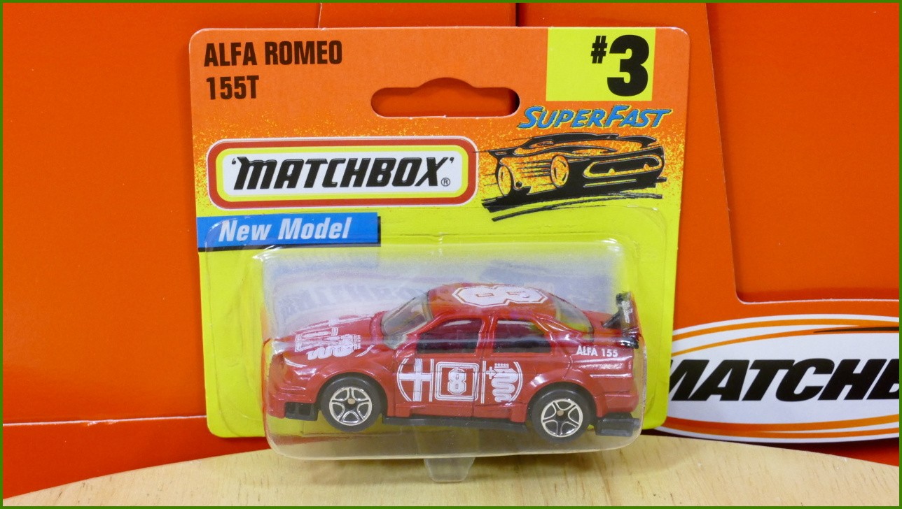 Matchbox Model Autíčka (Made in China) No.3 - Alfa Romeo 155T