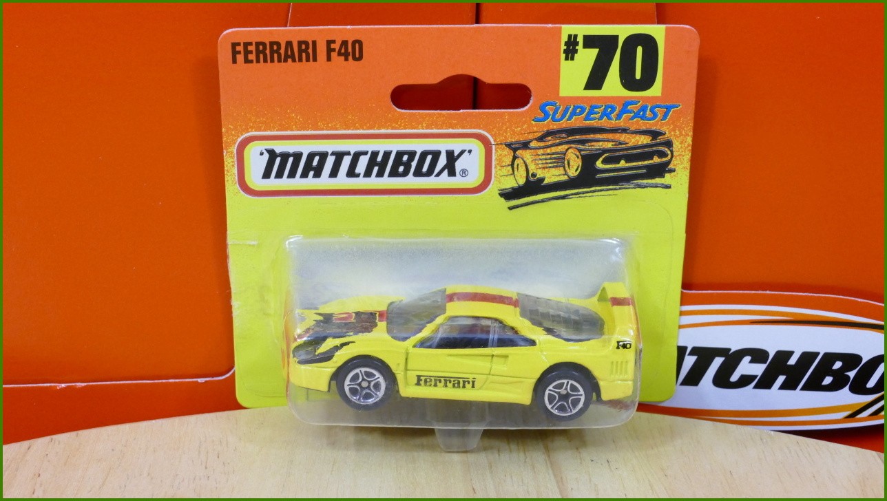 Matchbox Autíčko (Made in Thailand) No.70 - Ferrari F40