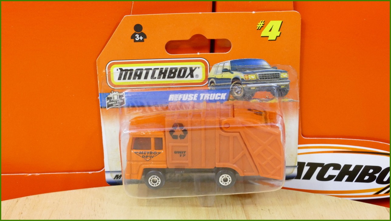 Matchbox Autíčko (Made in China) No.4 - Refuse Truck