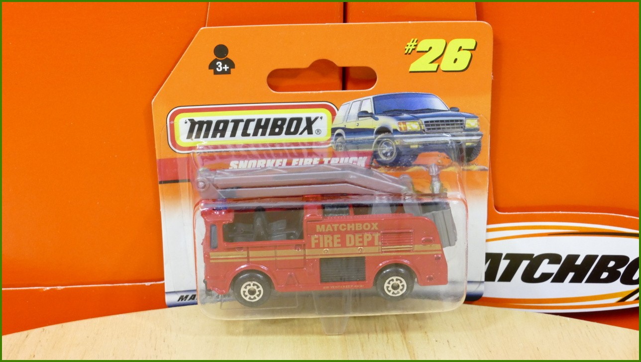 Matchbox Autíčko (Made in China) No.26 - Snorkel Fire Truck