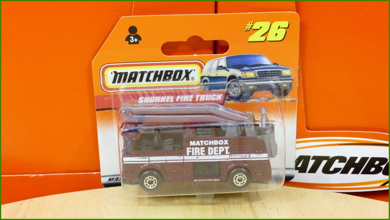 Matchbox Autíčko (Made in China) No.26 - Snorkel Fire Truck