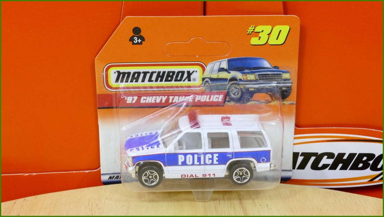 Matchbox Autíčko (Made in China) No.30 - ´97 Chevy Tahoe Police
