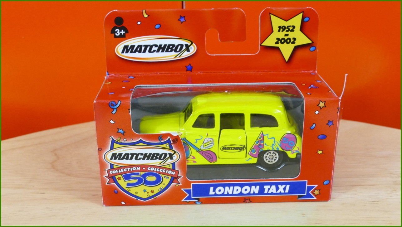 Matchbox Autíčko (Made in China) London Taxi FX4R - 50th Anniversary