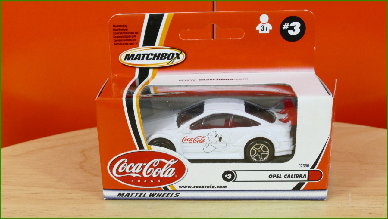 Matchbox Autíčko (Made in China) Coca-Cola No.3 - Opel Calibra