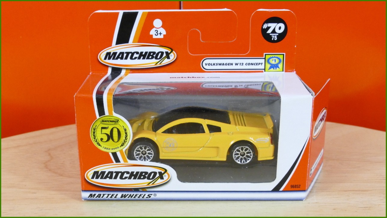 Matchbox Autíčko (Made in China) No.70 - VW W12 Concept - 50th Anniversary