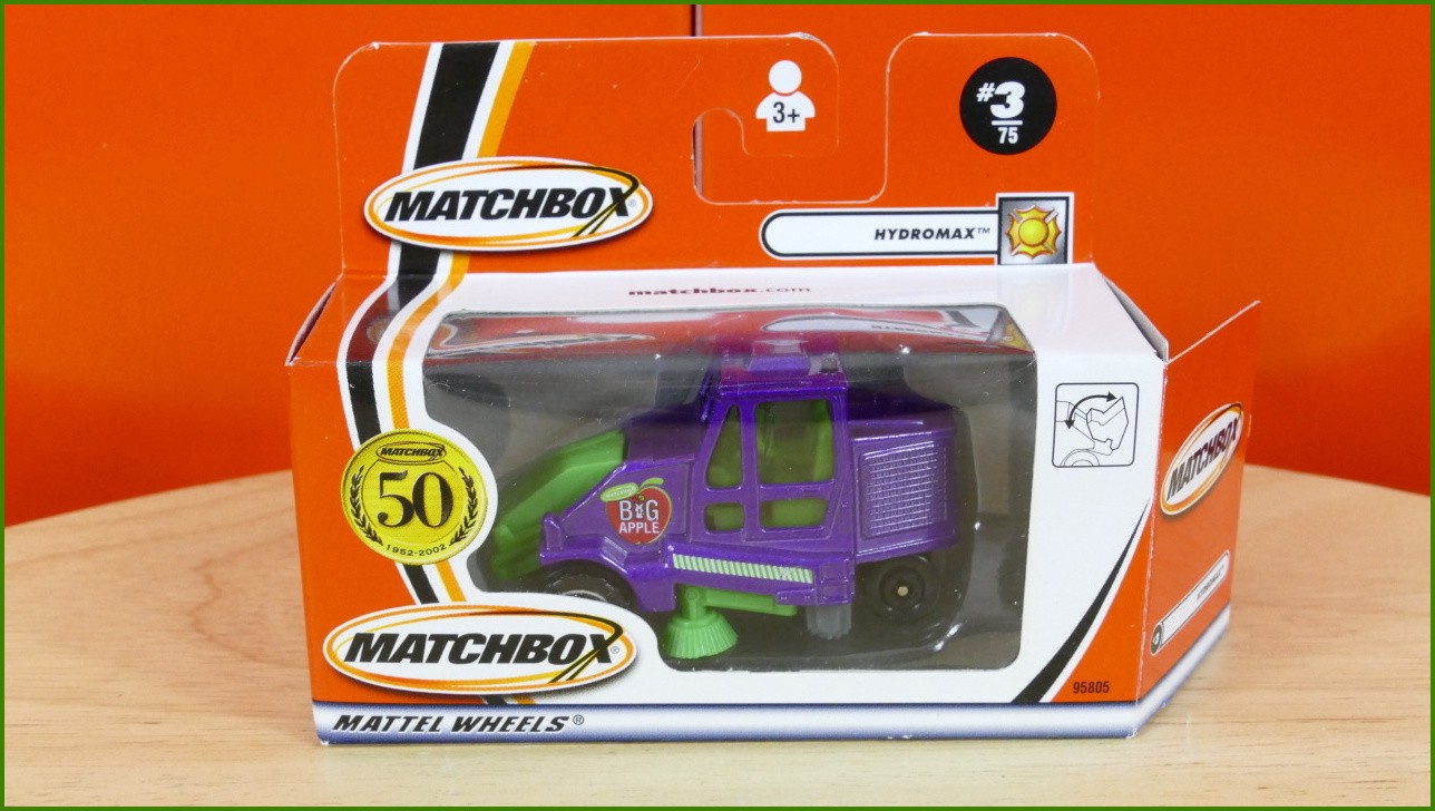 Matchbox Autíčko (Made in China) No.3 - Street Cleaner - 50th Anniversary