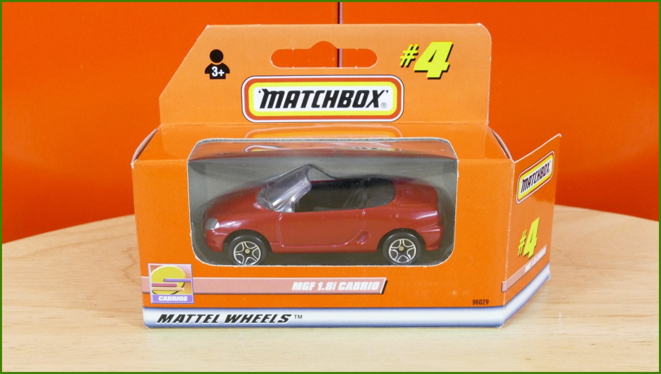 Matchbox Autíčko (Made in China) No.4 - MGF 1.8i Cabrio