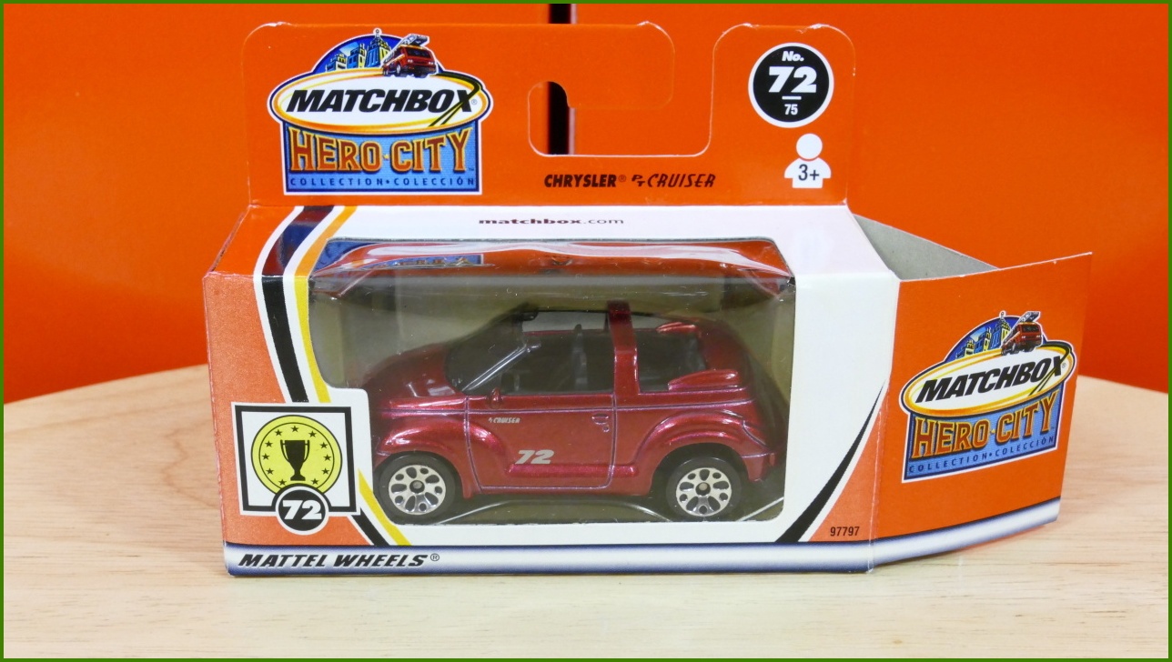 Matchbox Autíčko Hero-City No.72 - Chrysler PT Cruiser