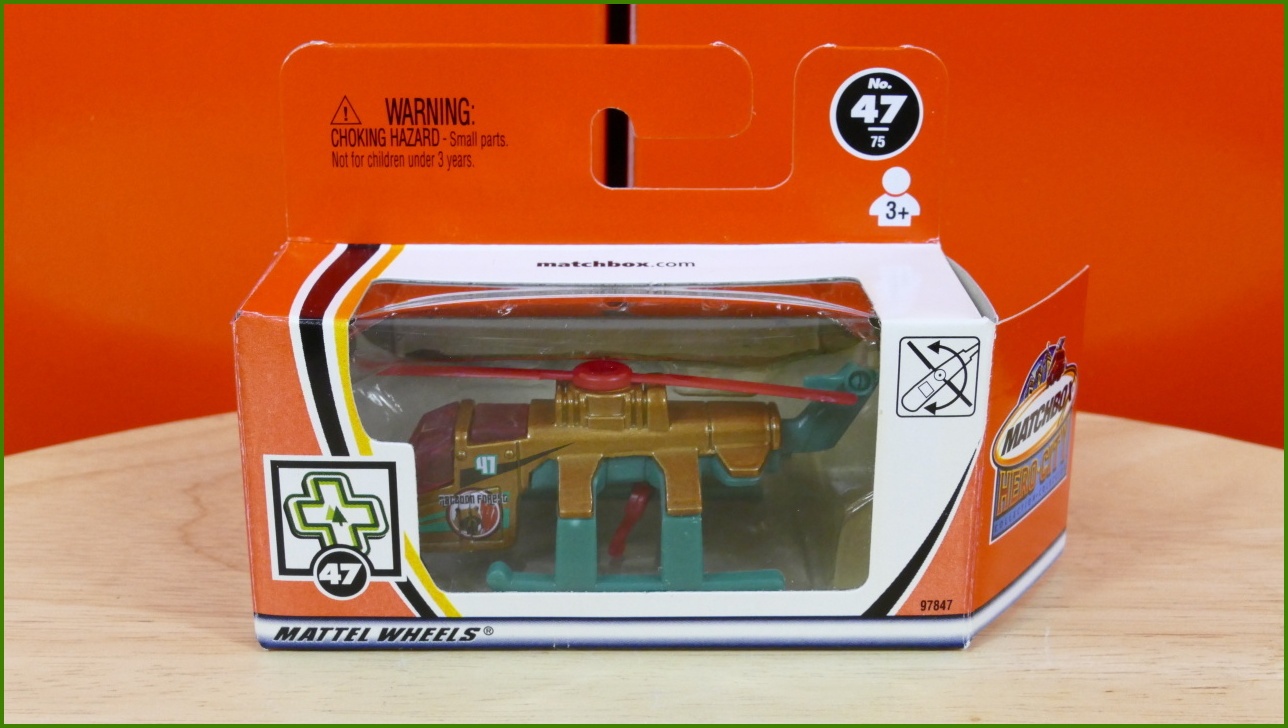 Matchbox Autíčko Hero-City No.47 - Air Lift Helicopter