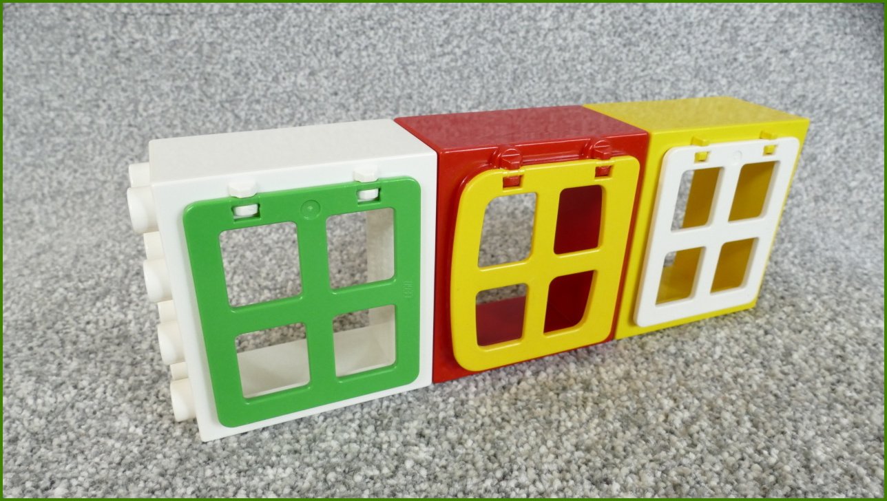 Lego Duplo kostky s okny