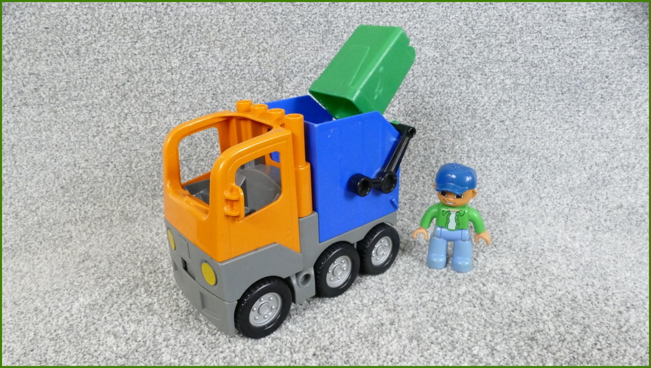 Lego Duplo popelářské auto - horší popelnice