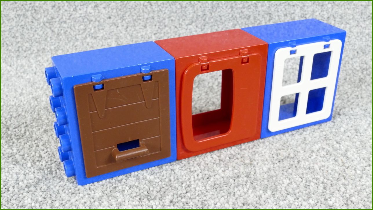 Lego Duplo kostky s okny