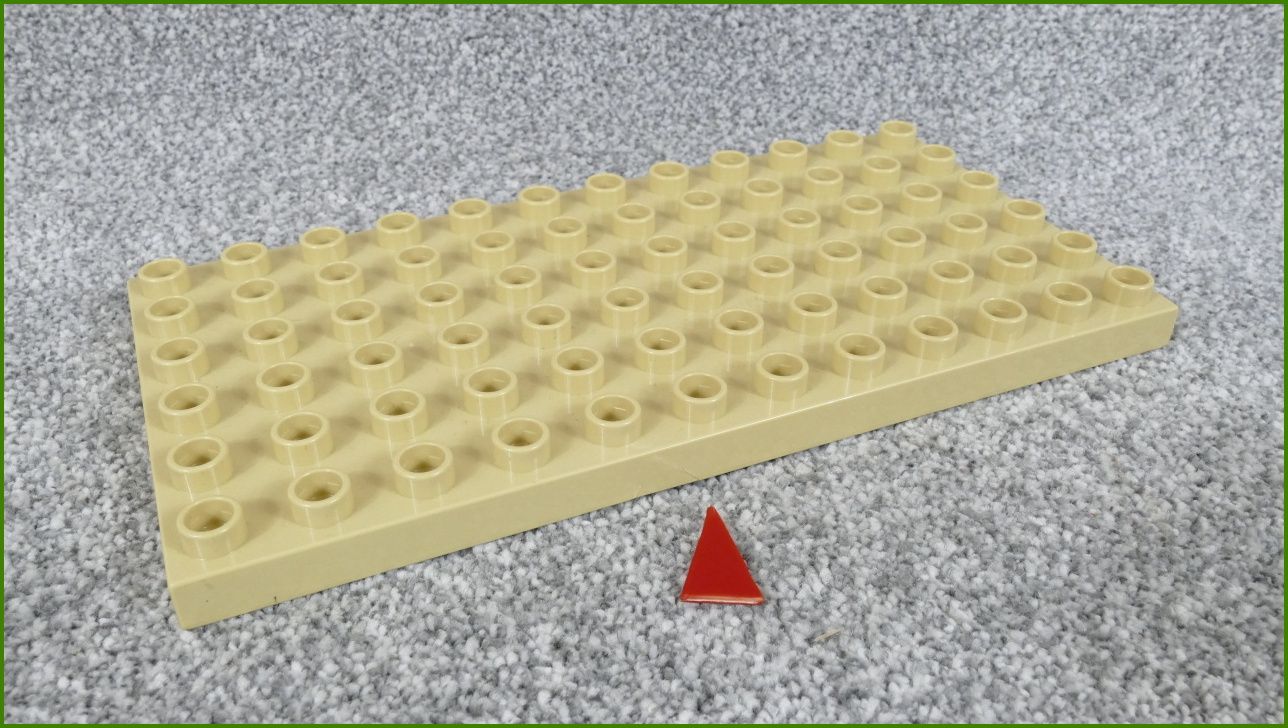 Lego Duplo podložka - 1 prasklinka