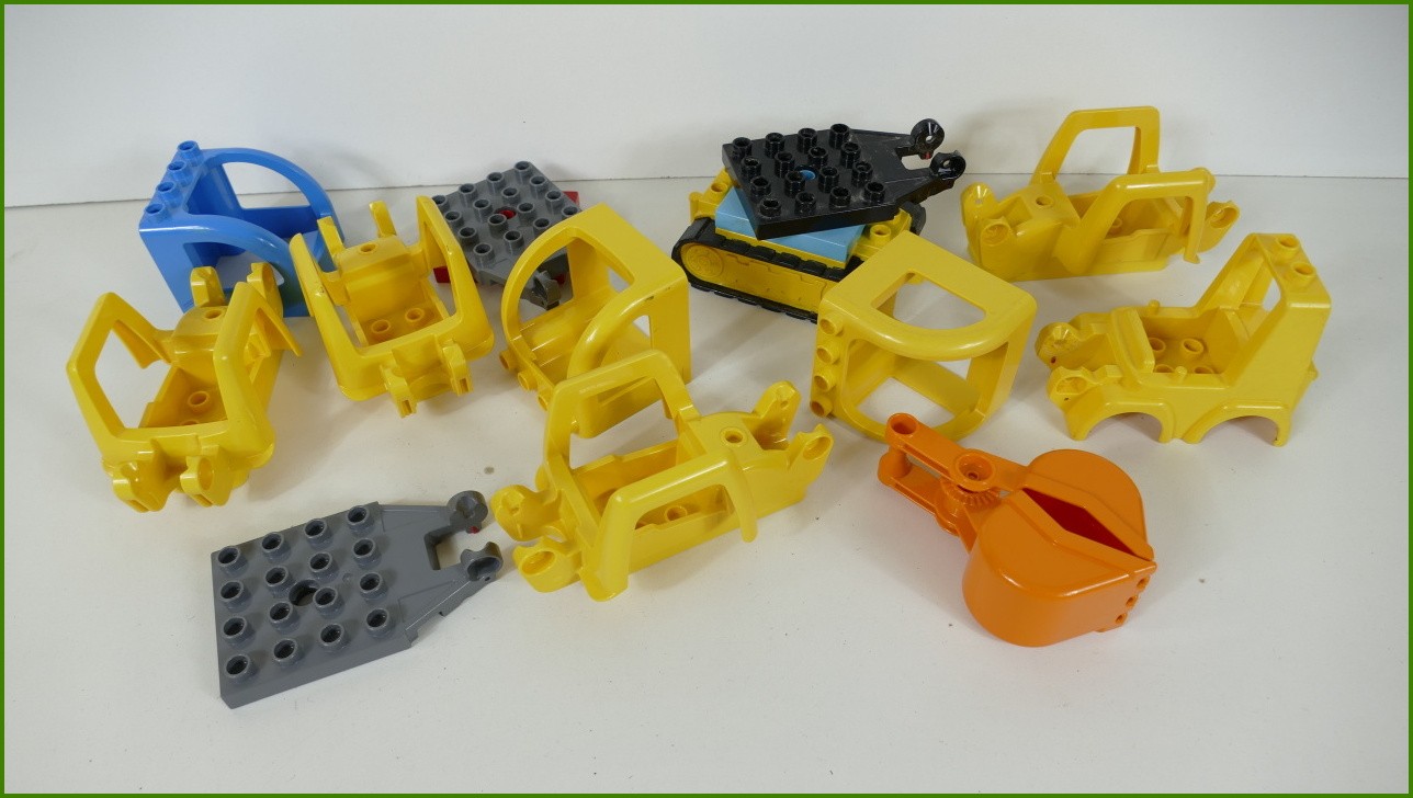 Lego® Duplo® Sestava Části Bagrů a Stavebních Vozidel