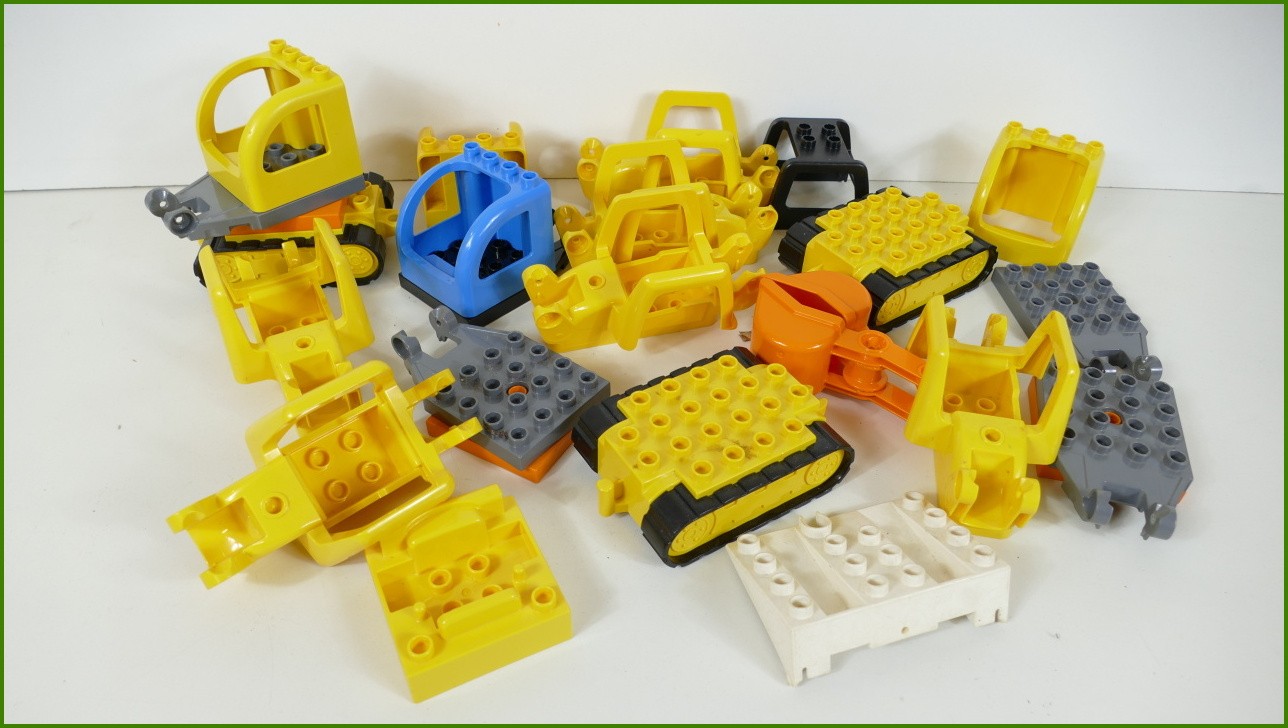Lego® Duplo® Sestava Části Bagrů a Stavebních Vozidel