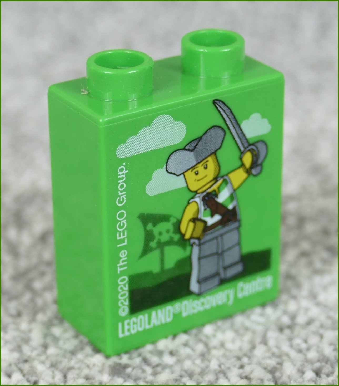 Lego® Duplo® Kostka 1x2x2 Světle Zelená - Legoland 2020 Pirát