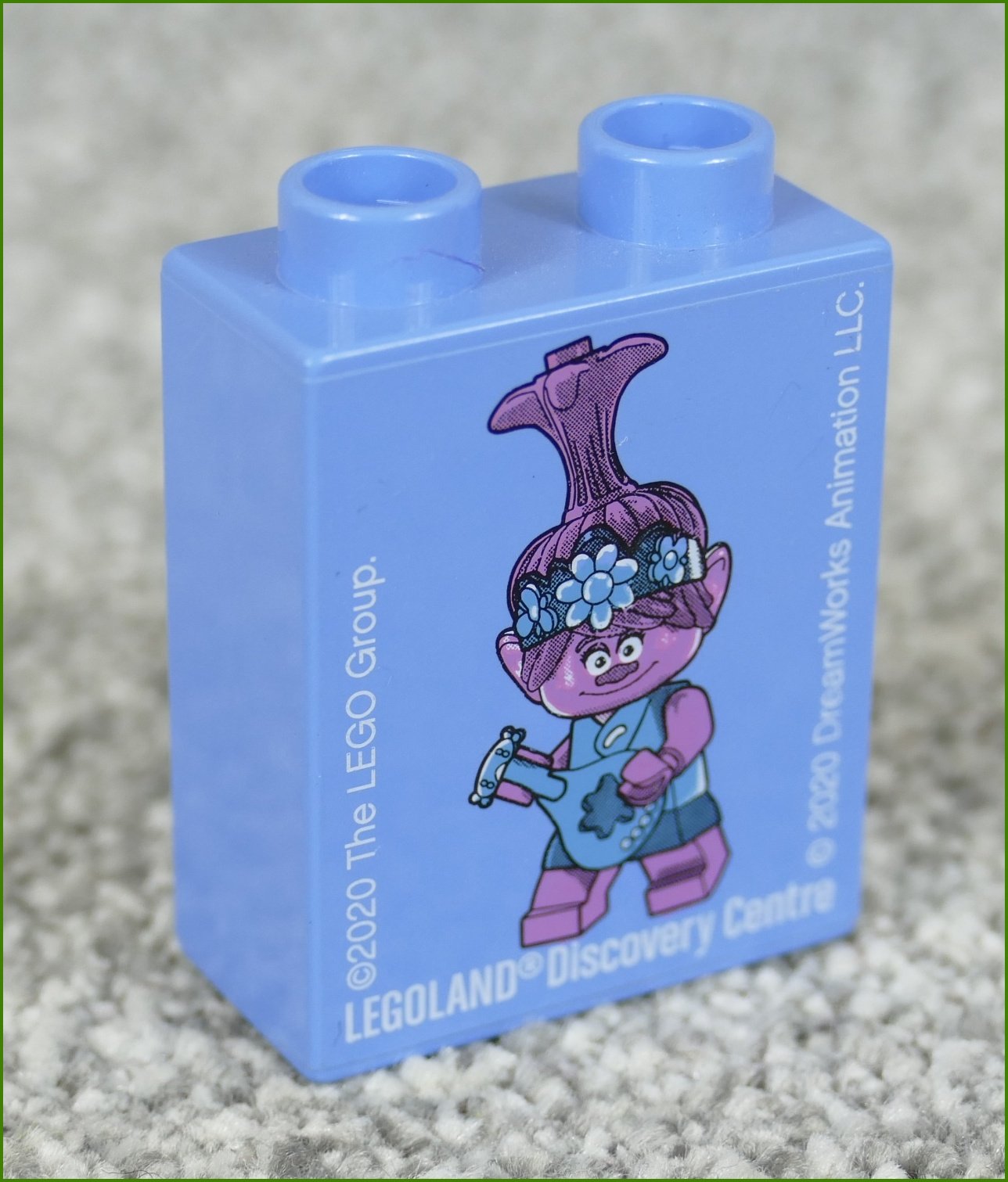 Lego® Duplo® Kostka 1x2x2 Světle Modrá - Legoland 2020 Dreamworks Animation