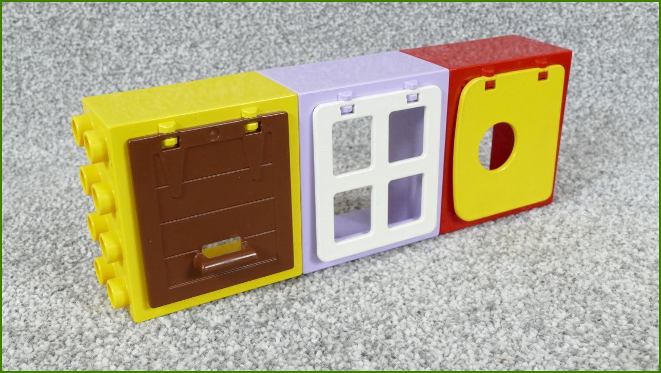 Lego Duplo kostky s okny
