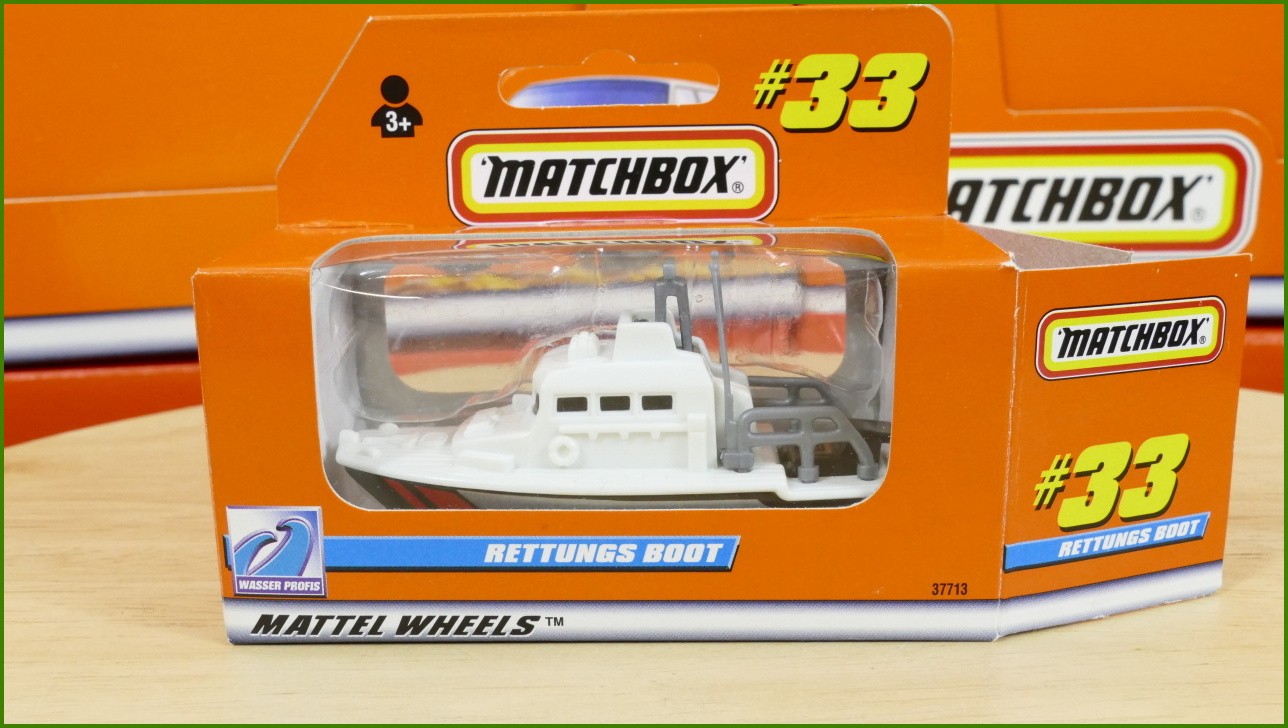 Matchbox Autíčko #33 - Sea Rescue Boat