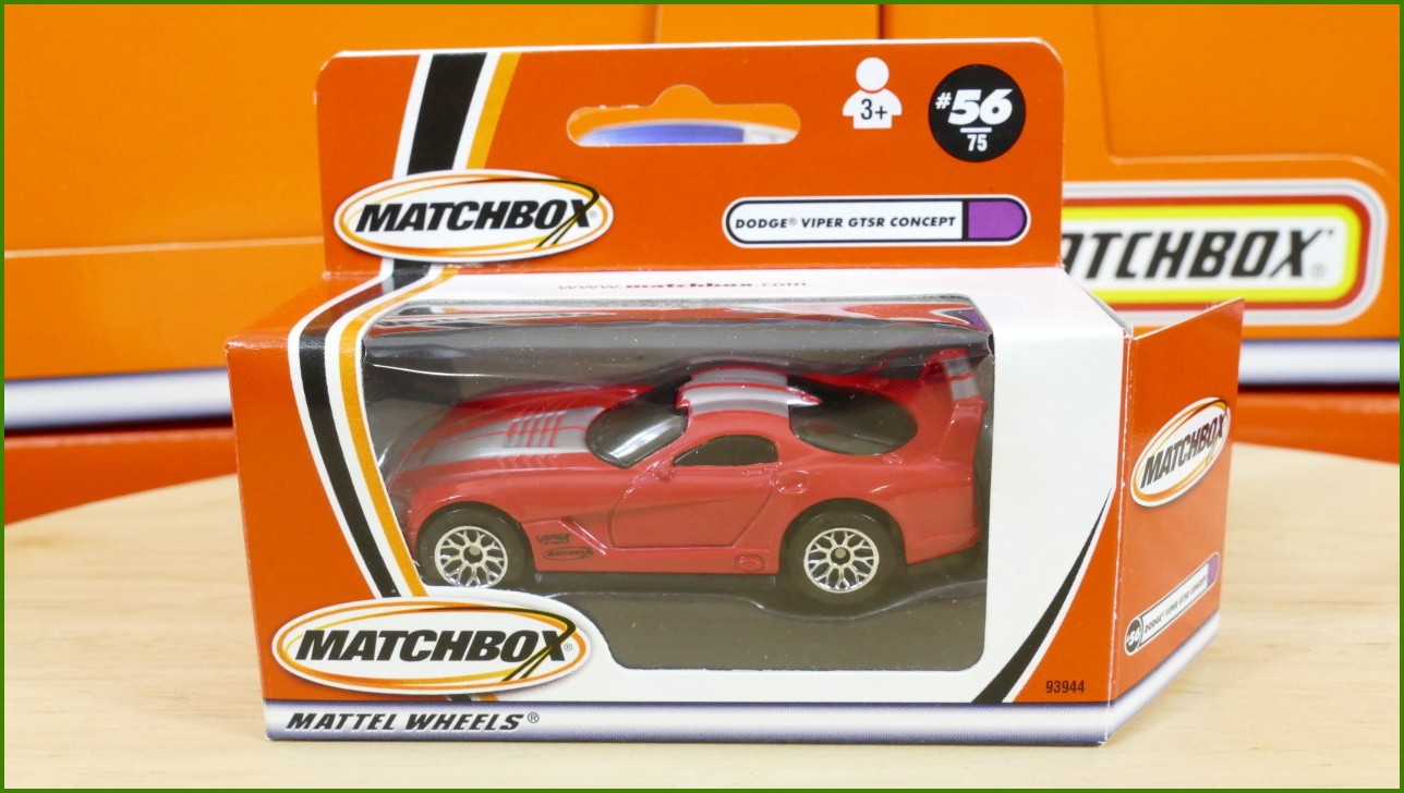 Matchbox Autíčko #56 - Dodge Viper GTSR Concept