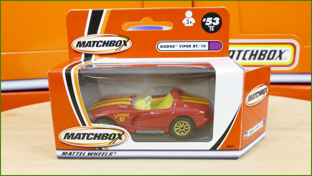 Matchbox Autíčko #53 - Dodge Viper RT/10