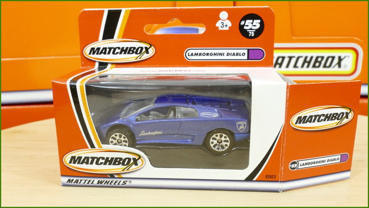 Matchbox Autíčko #55 - Lamborghini Diablo