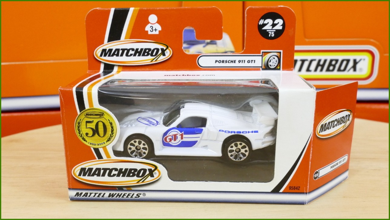 Matchbox Autíčko #22 - Porsche 911 GT1