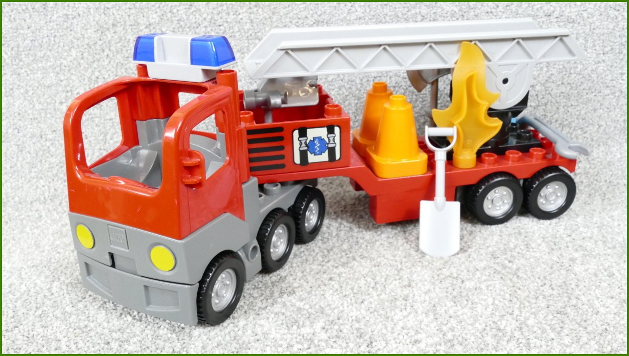 Lego® Duplo® Hasičské Auto se Žebříkem a Příslušenstvím