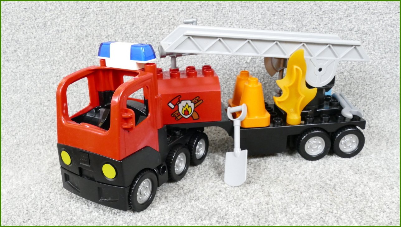 Lego® Duplo® Hasičské Auto se Žebříkem a Příslušenstvím