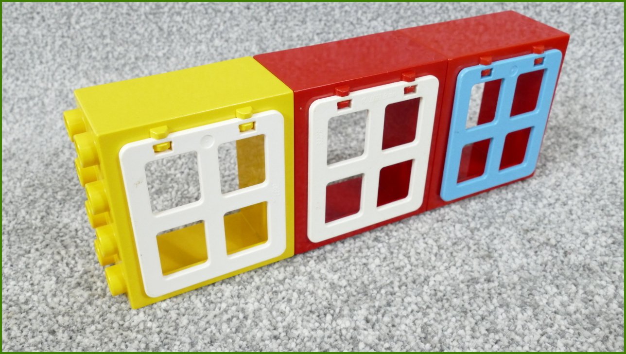 Lego Duplo kostky s okny
