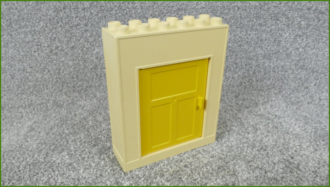 Lego Duplo stěna s dveřmi
