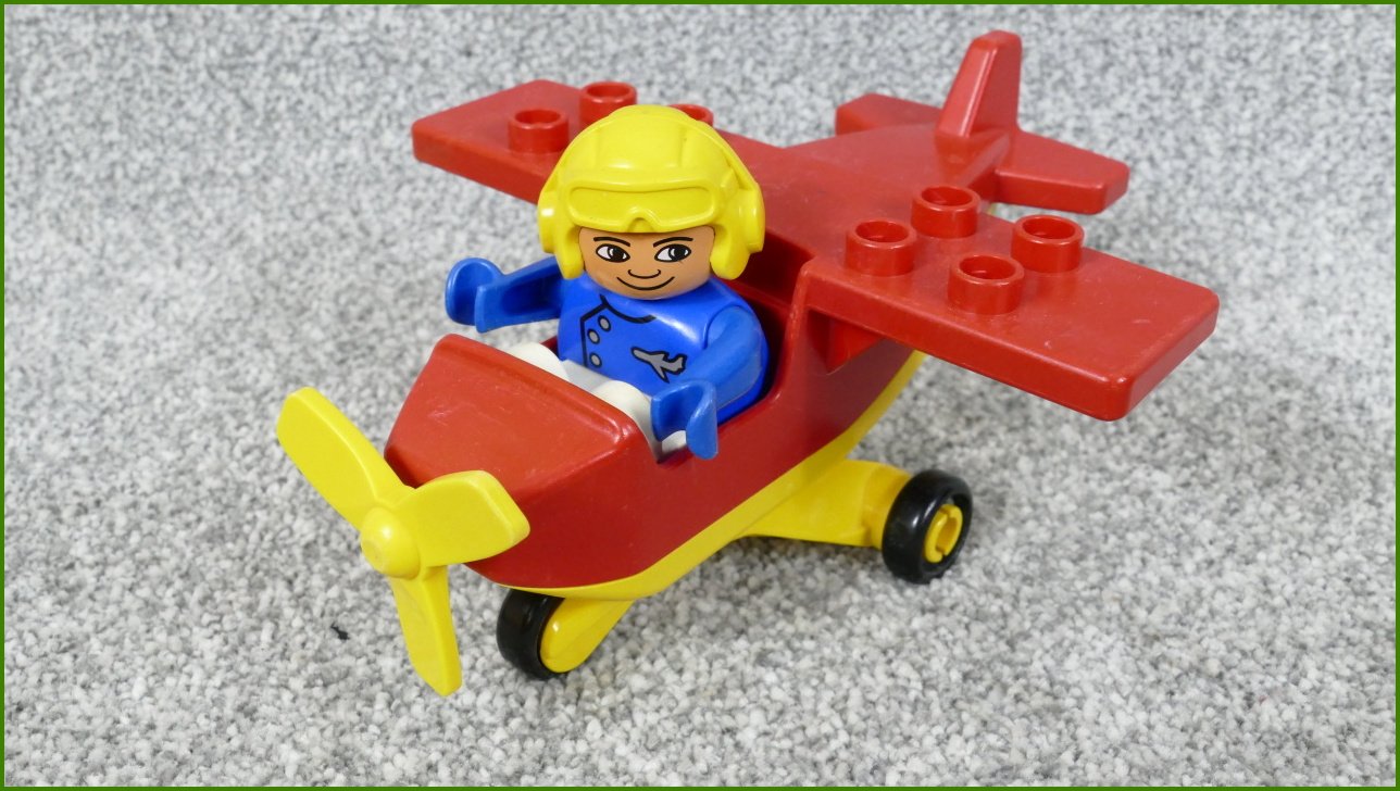 Lego Duplo letadlo s pilotem