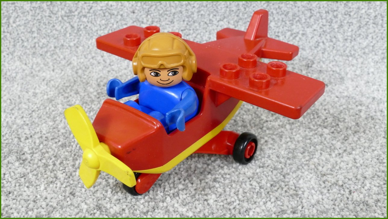 Lego Duplo letadlo s pilotem