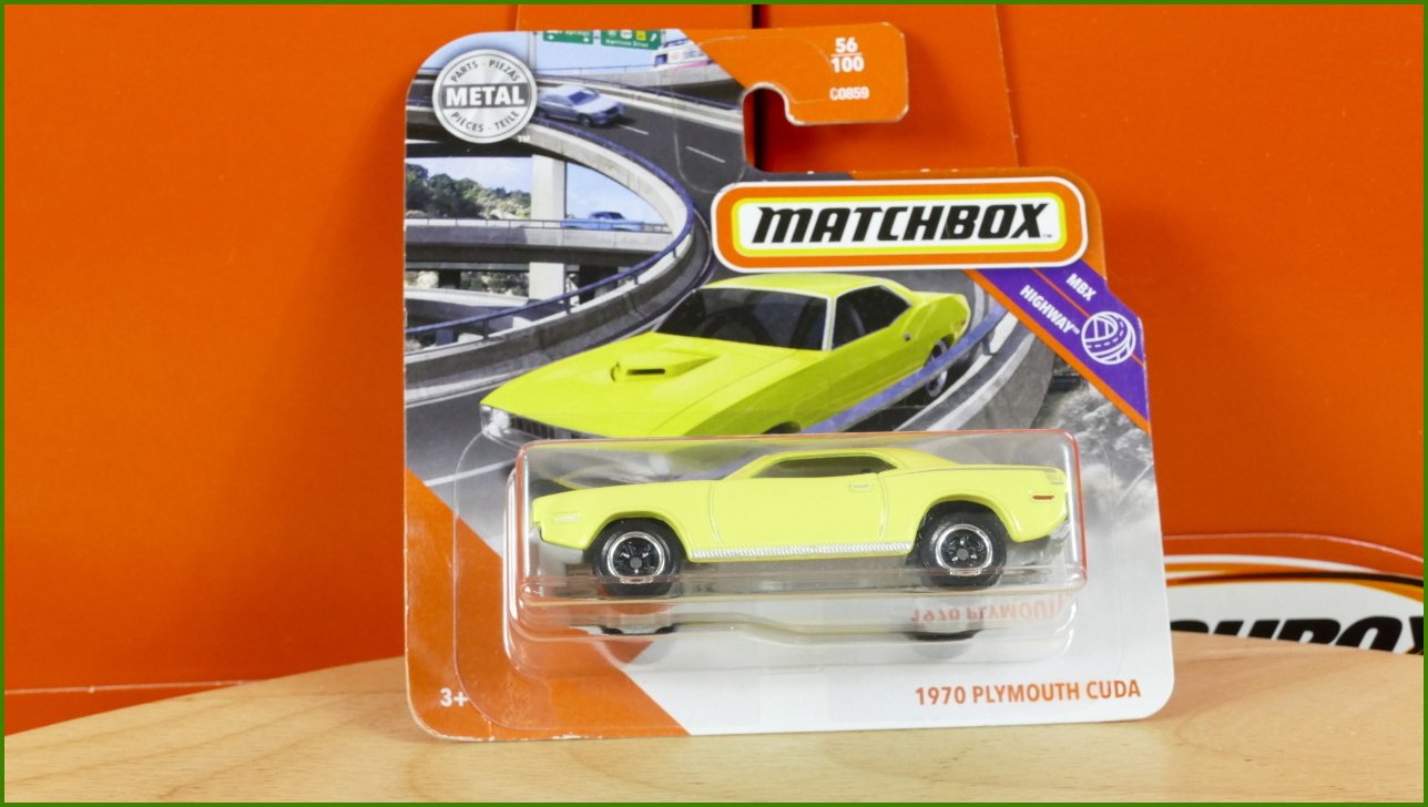 Matchbox Autíčko 1970 Plymouth Cuda