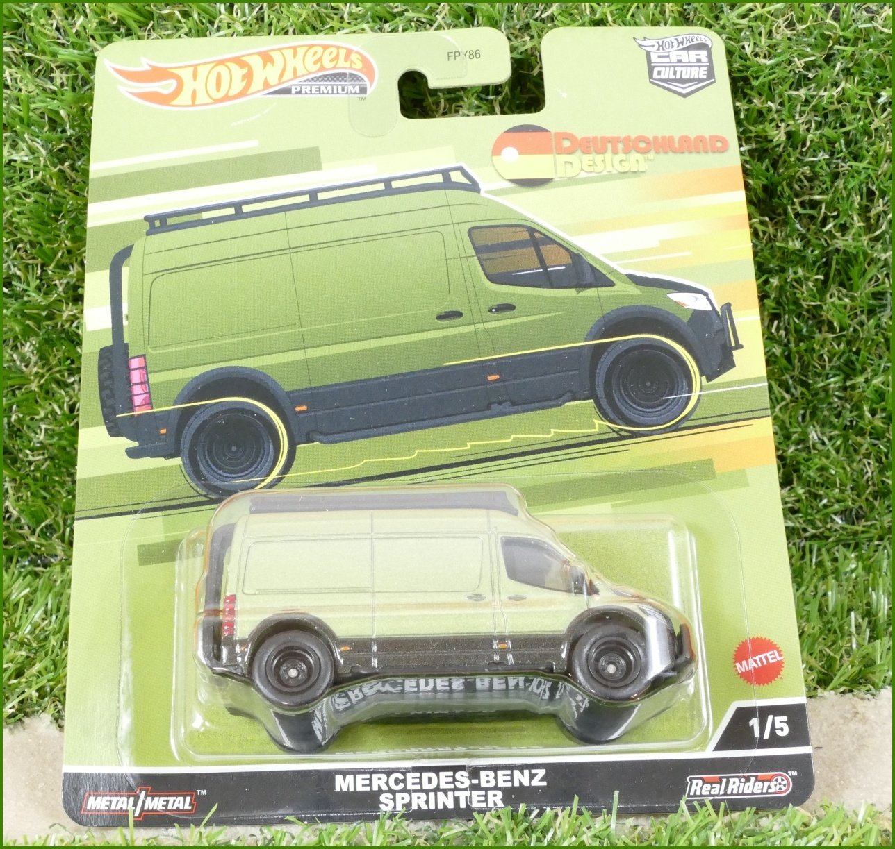 Angličák Model Autíčka Hot Wheels Mercedes-Benz Sprinter (REAL RIDERS)