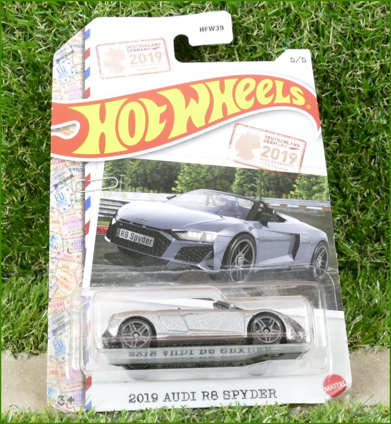 Angličák Model Autíčka Hot Wheels 2019 Audi R8 Spyder
