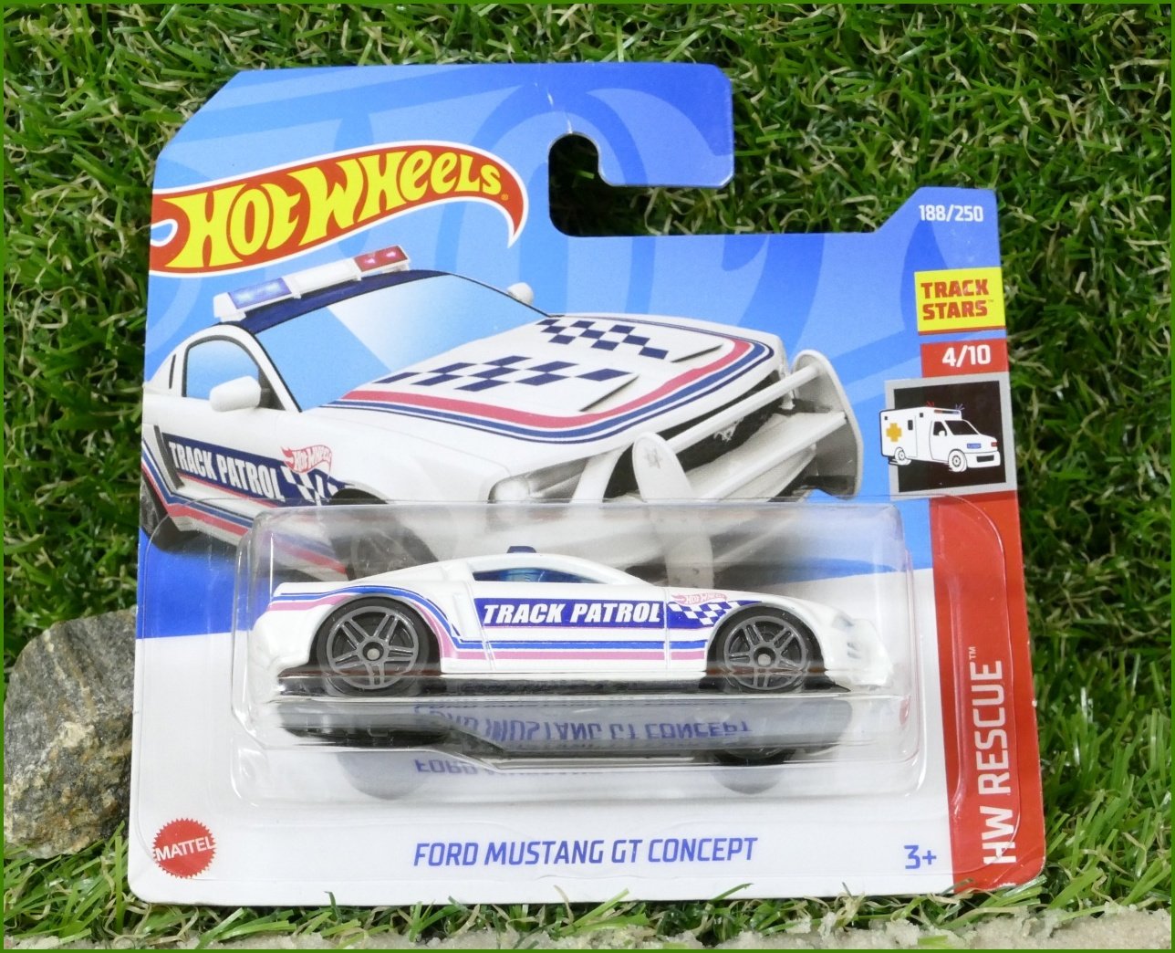 Angličák Model Autíčka Hot Wheels Ford Mustang GT Concept (HW RESCUE)