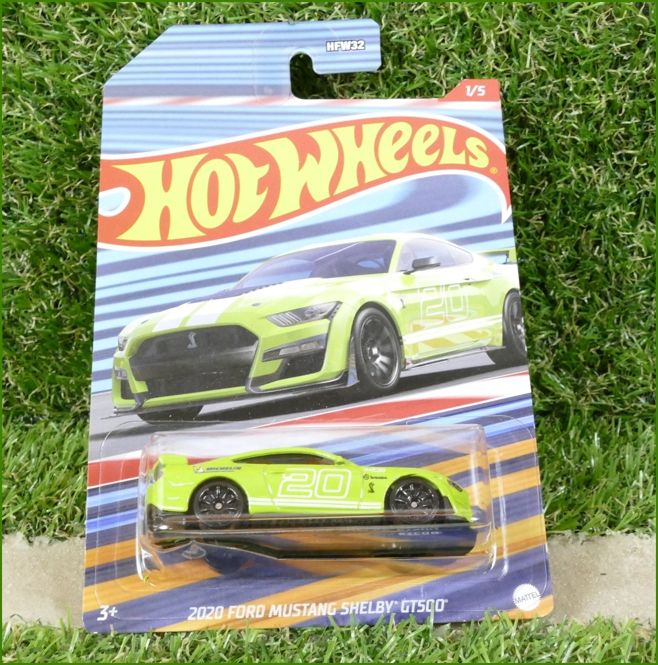 Angličák Model Autíčka Hot Wheels 2020 Ford Mustang Shelby GT500
