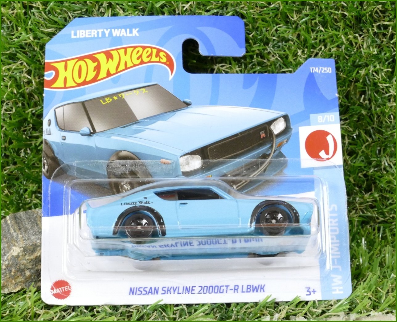 Angličák Model Autíčka Hot Wheels Nissan Skyline 2000 GT-R LBWK (HW J-IMPORTS)