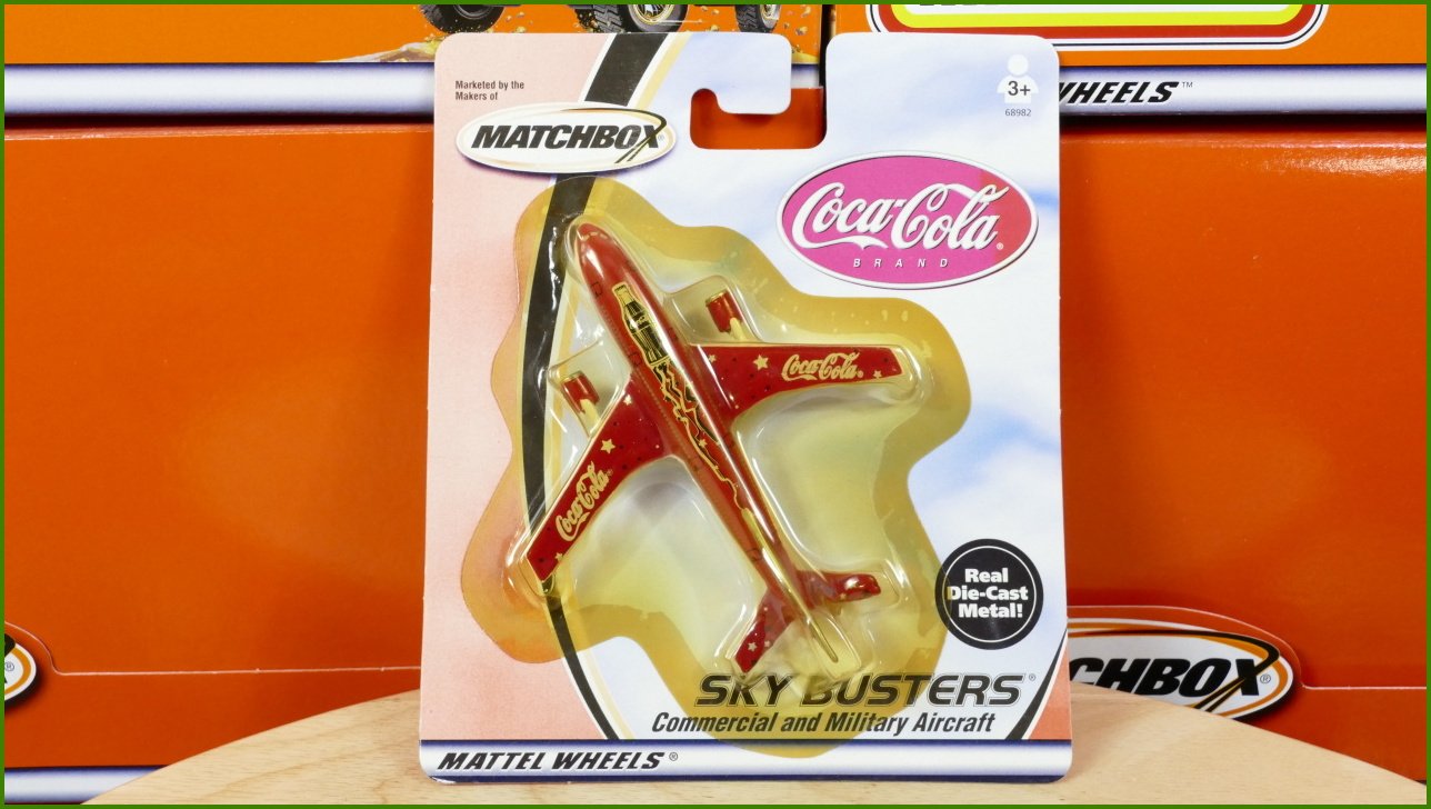 Matchbox Skybusters Letadlo Coca-Cola Commercial and Military Aircraft
