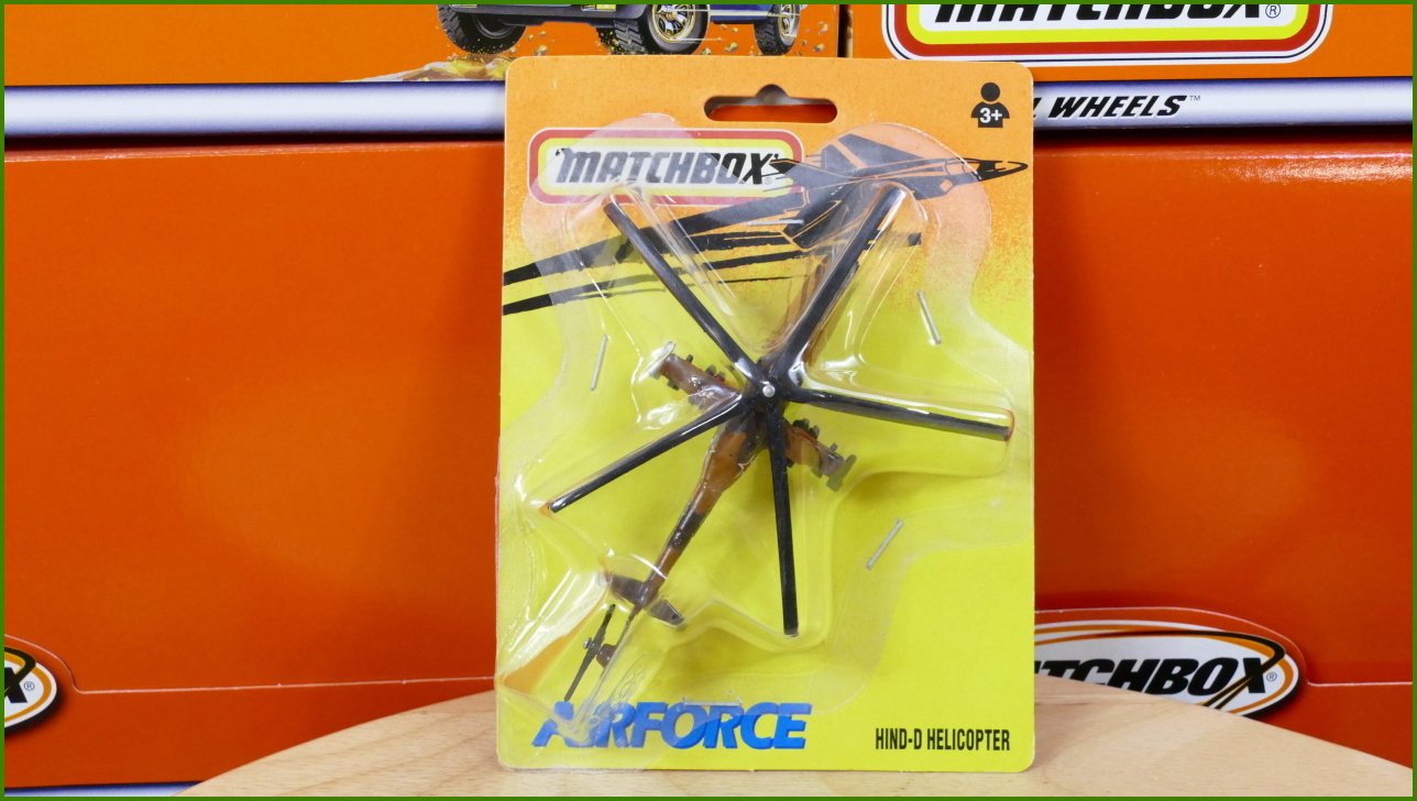 Matchbox Airforce Hind-D Helicopter - model byl otevřen