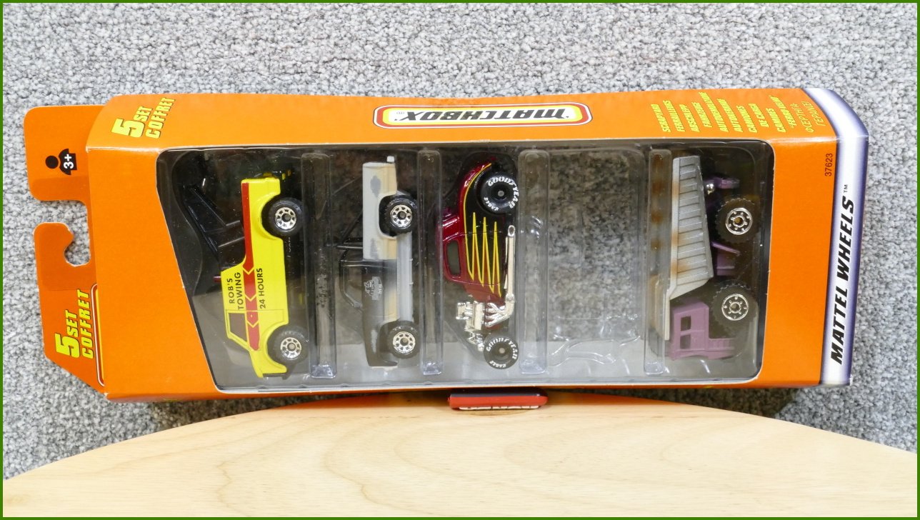 Matchbox 5 Pack Set - Scrapyard - chybí jedno autíčko